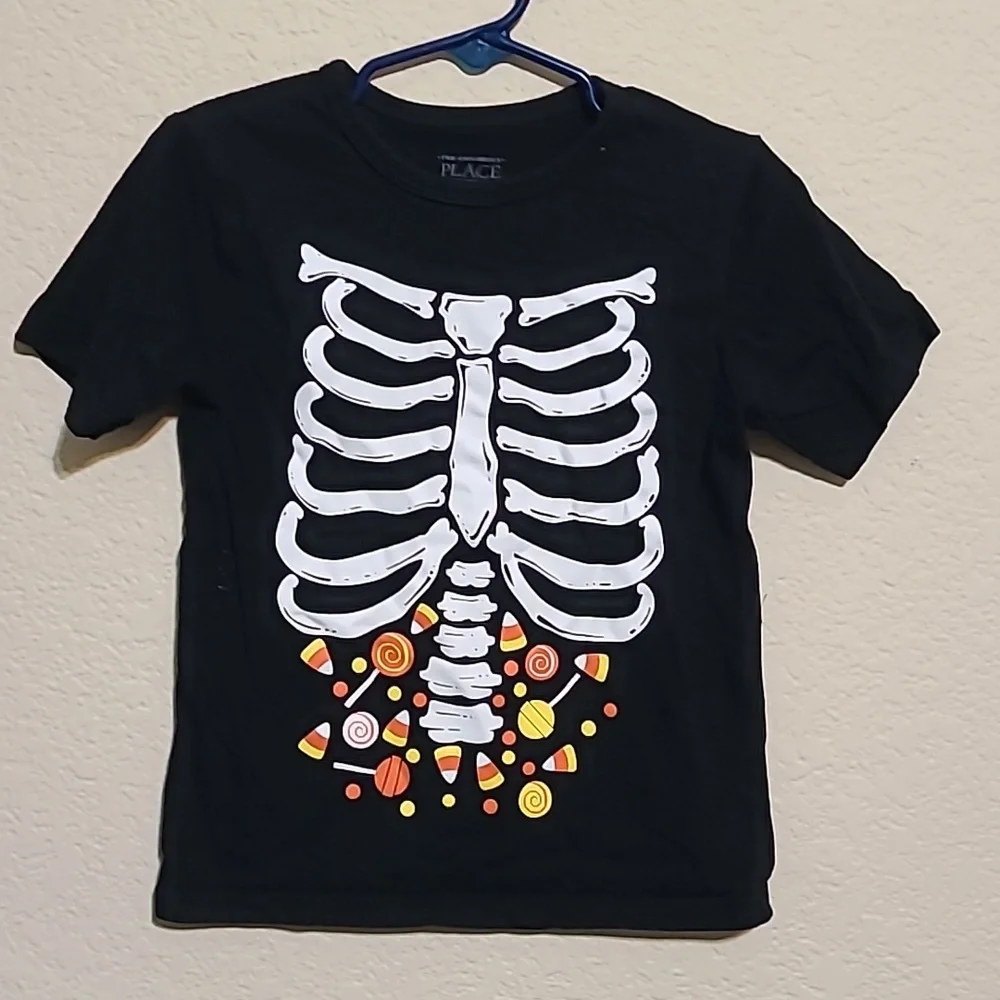 The Children's Place Skeleton Shirt - Picture 1 of 6